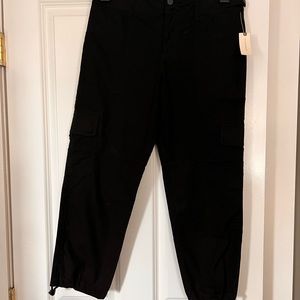 NWT Sanctuary Standard Surplus cargo pants in black size 28